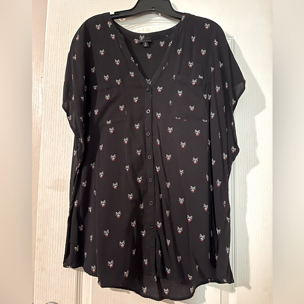 Dolman sleeve blouse